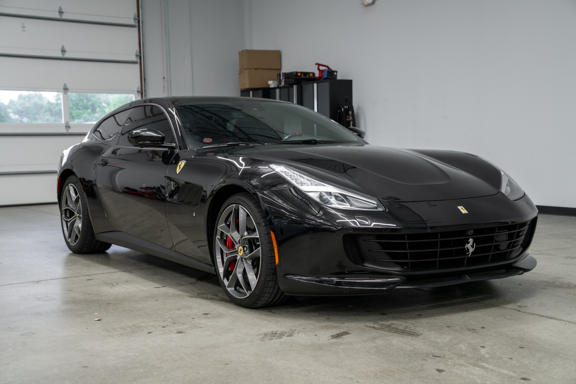 Ferrari GTC4Lusso -Diamond Quilted Ventilated Seats, Red Stitching, Scuderia Shields
