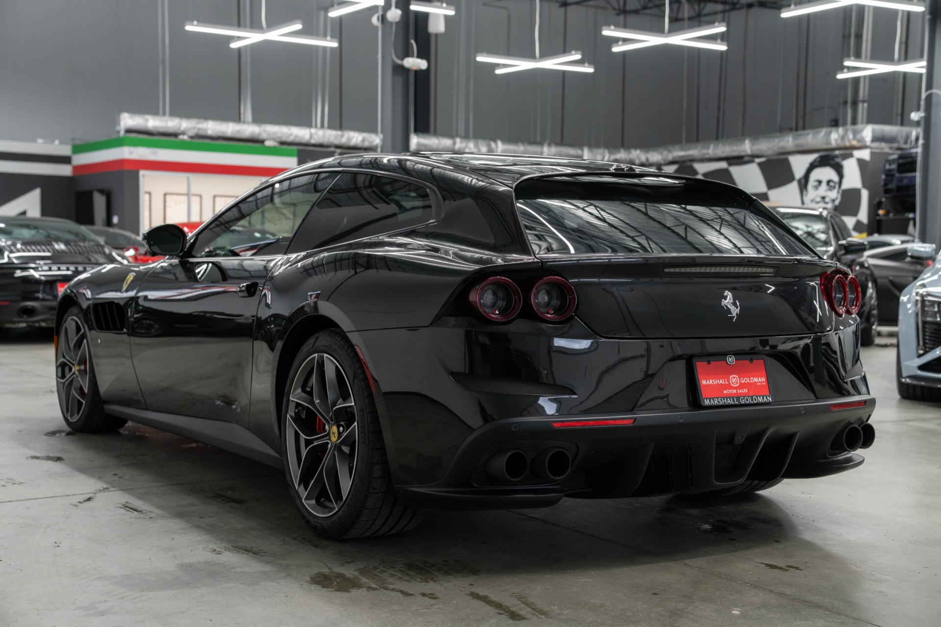 Ferrari GTC4Lusso -Diamond Quilted Ventilated Seats, Red Stitching, Scuderia Shields