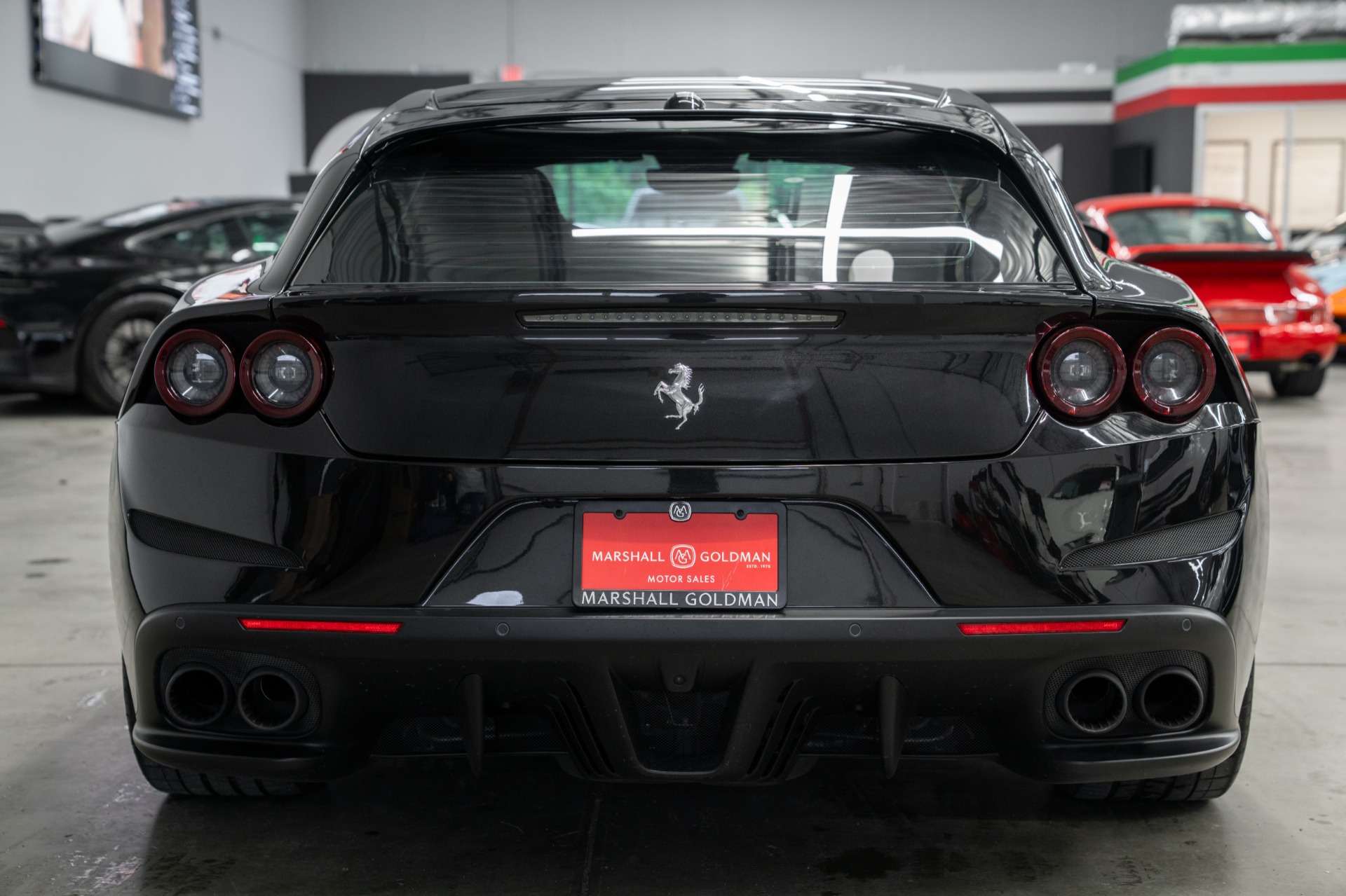 Ferrari GTC4Lusso -Diamond Quilted Ventilated Seats, Red Stitching, Scuderia Shields