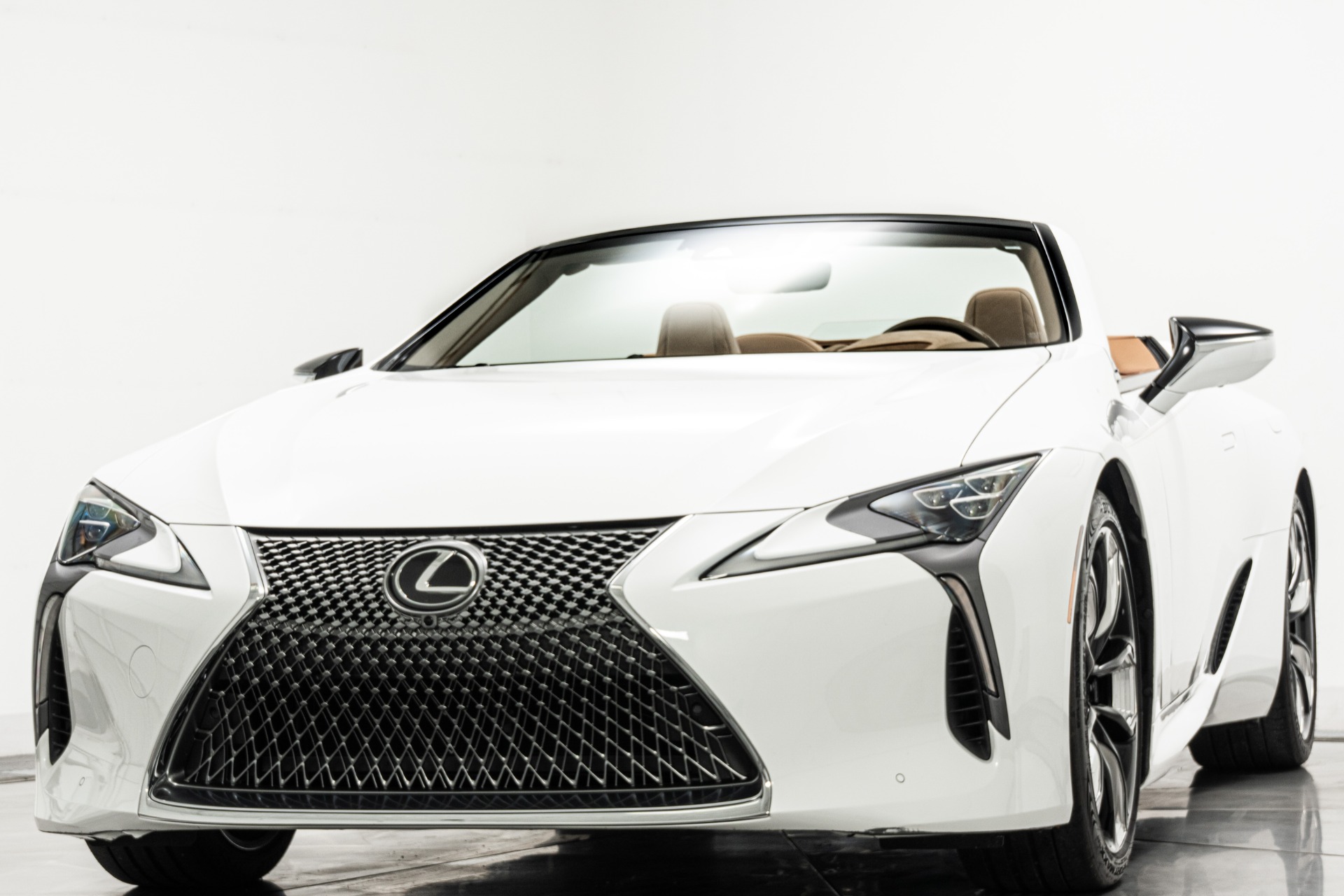 Ultra White 2024 Lexus LC 500 Convertible -Very Low Miles, Touring