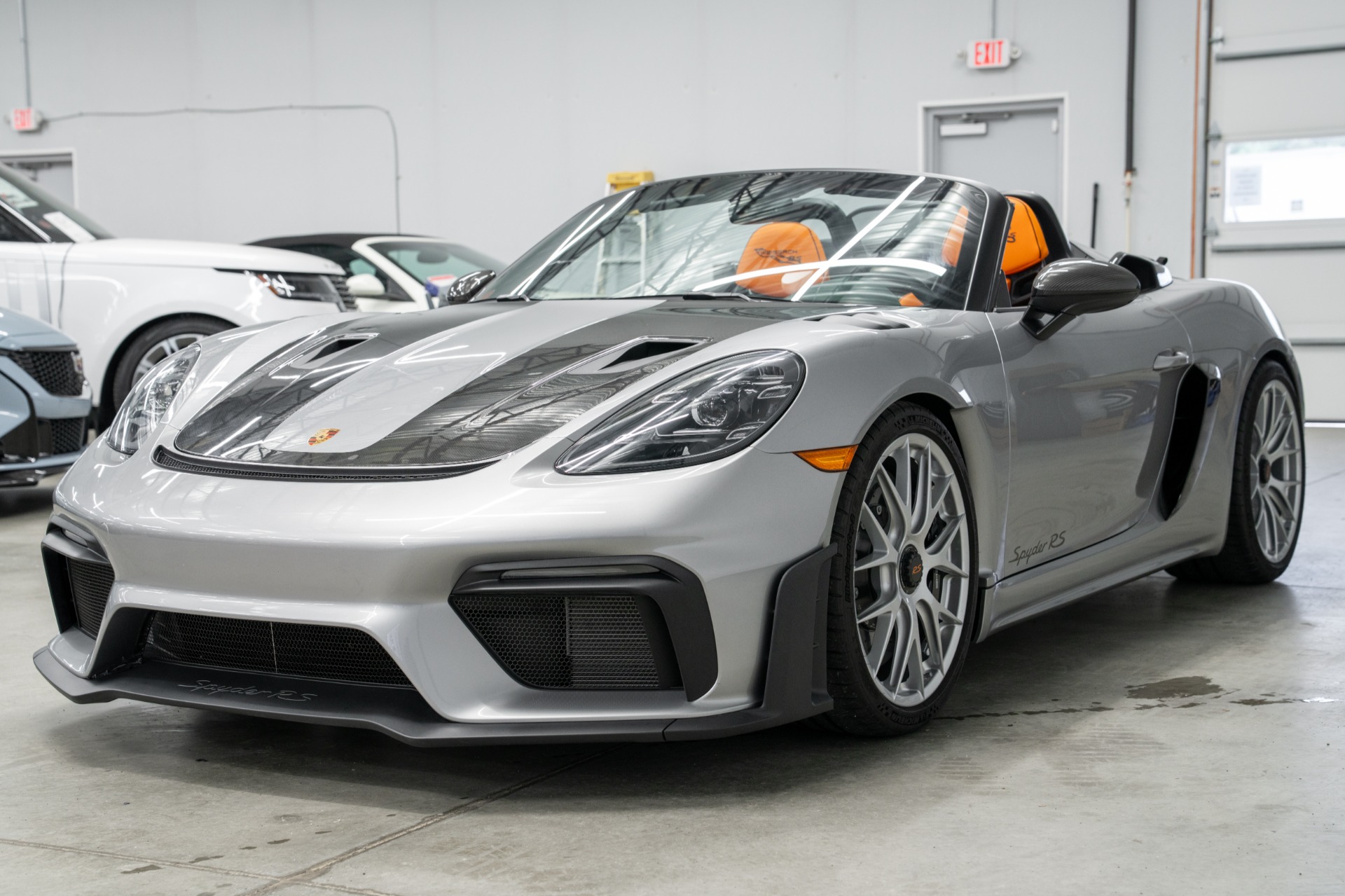 GT Silver Metallic 2025 Porsche 718 Spyder RS -CXX Seats, Weissach