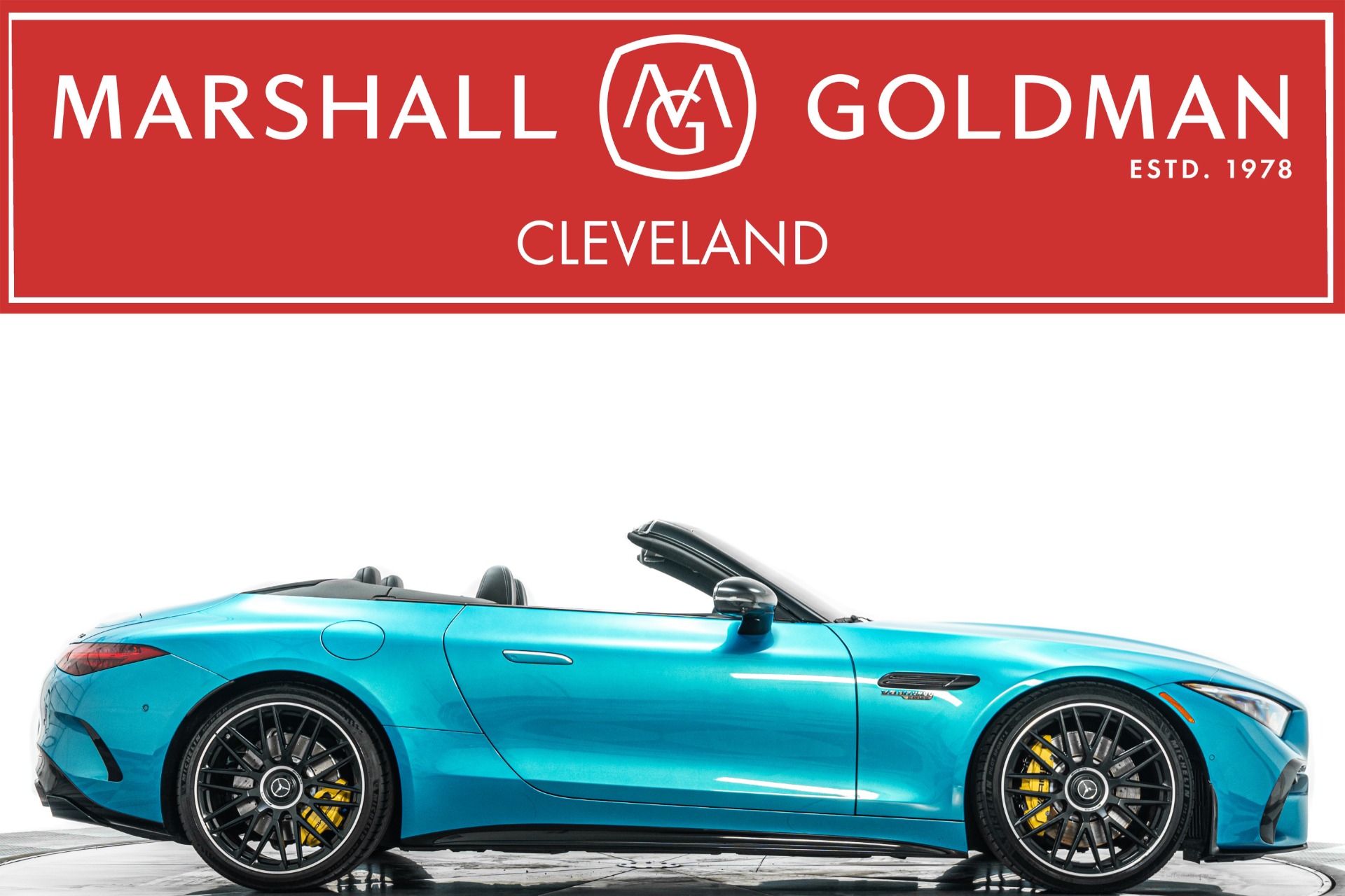 MANUFAKTUR Hyper Blue Metallic 2022 Mercedes-Benz SL63 AMG
