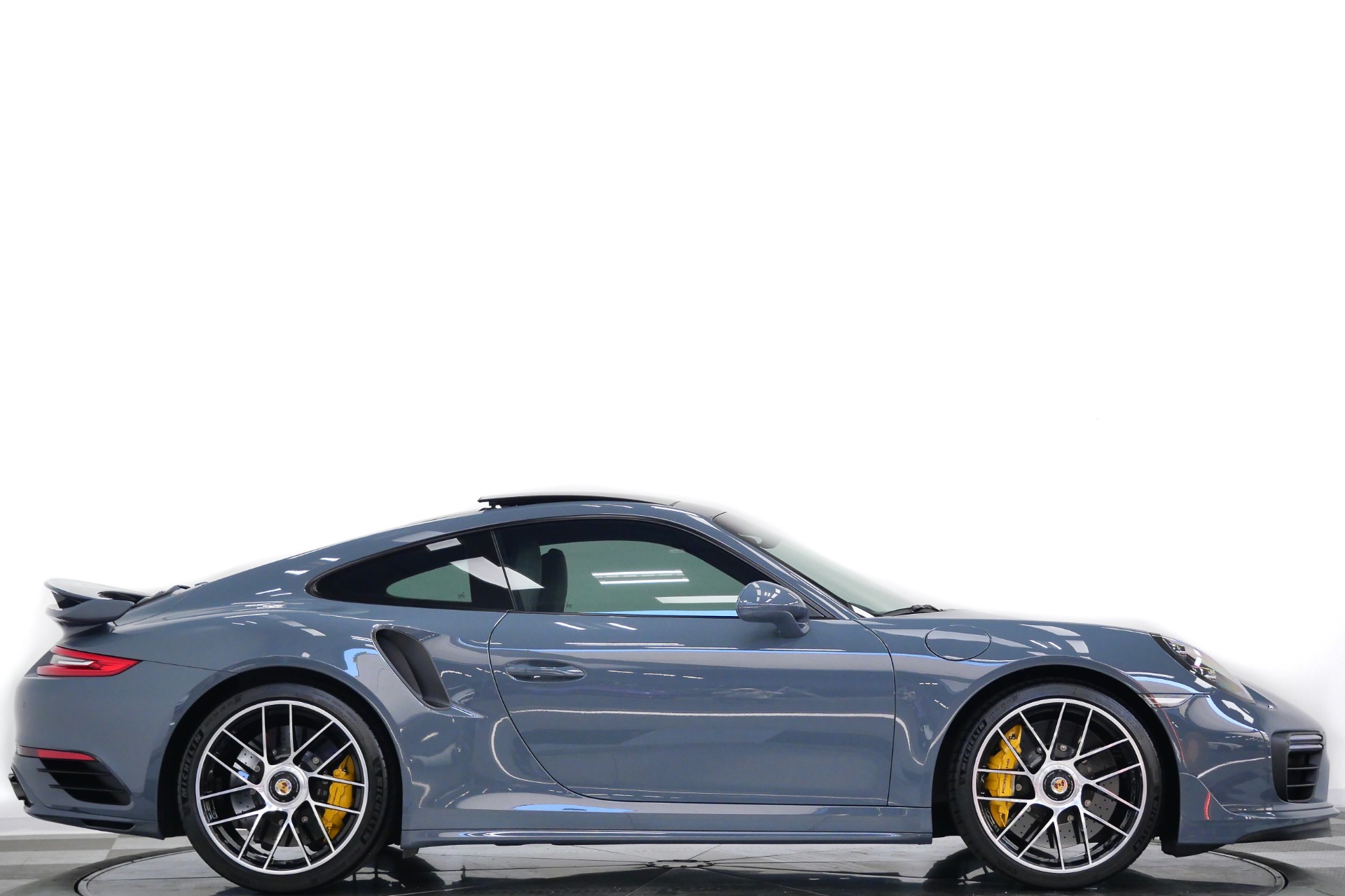 Graphite Blue Metallic 2017 Porsche 911 Turbo S -Aerokit Turbo