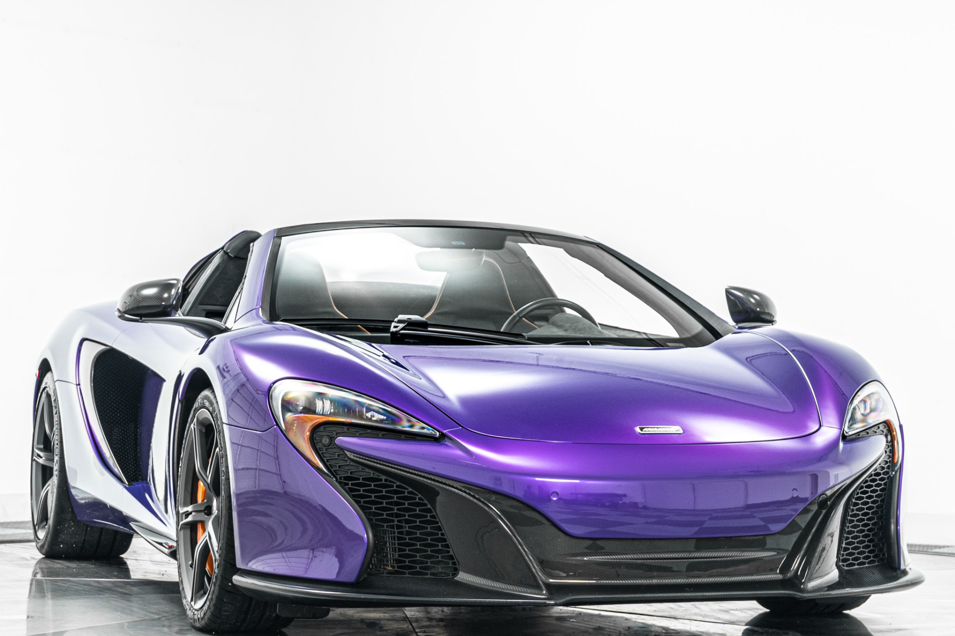 McLaren 650S Spyder -Full Purple Pearl Wrap, Extensive Carbon Fiber