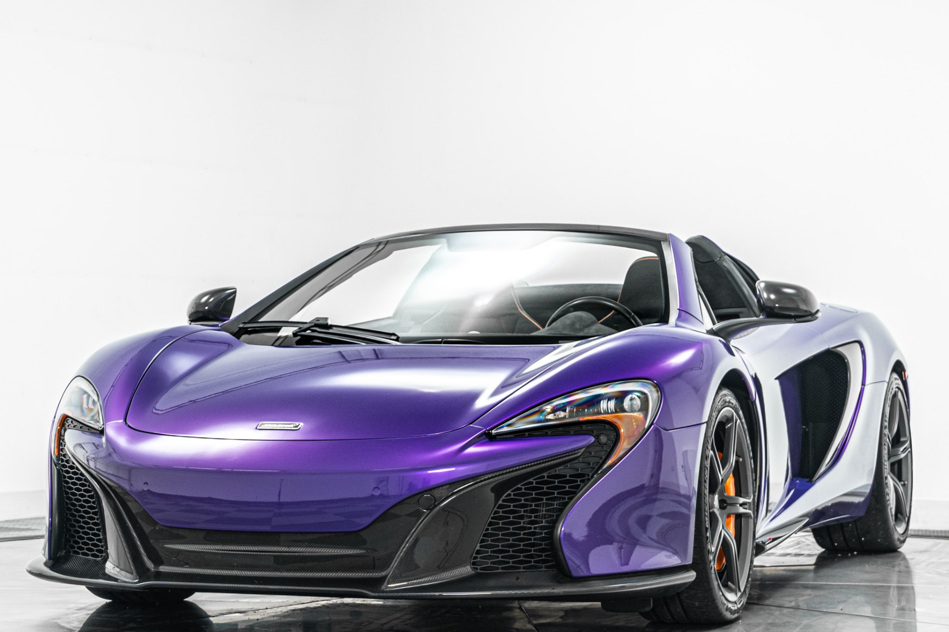 McLaren 650S Spyder -Full Purple Pearl Wrap, Extensive Carbon Fiber