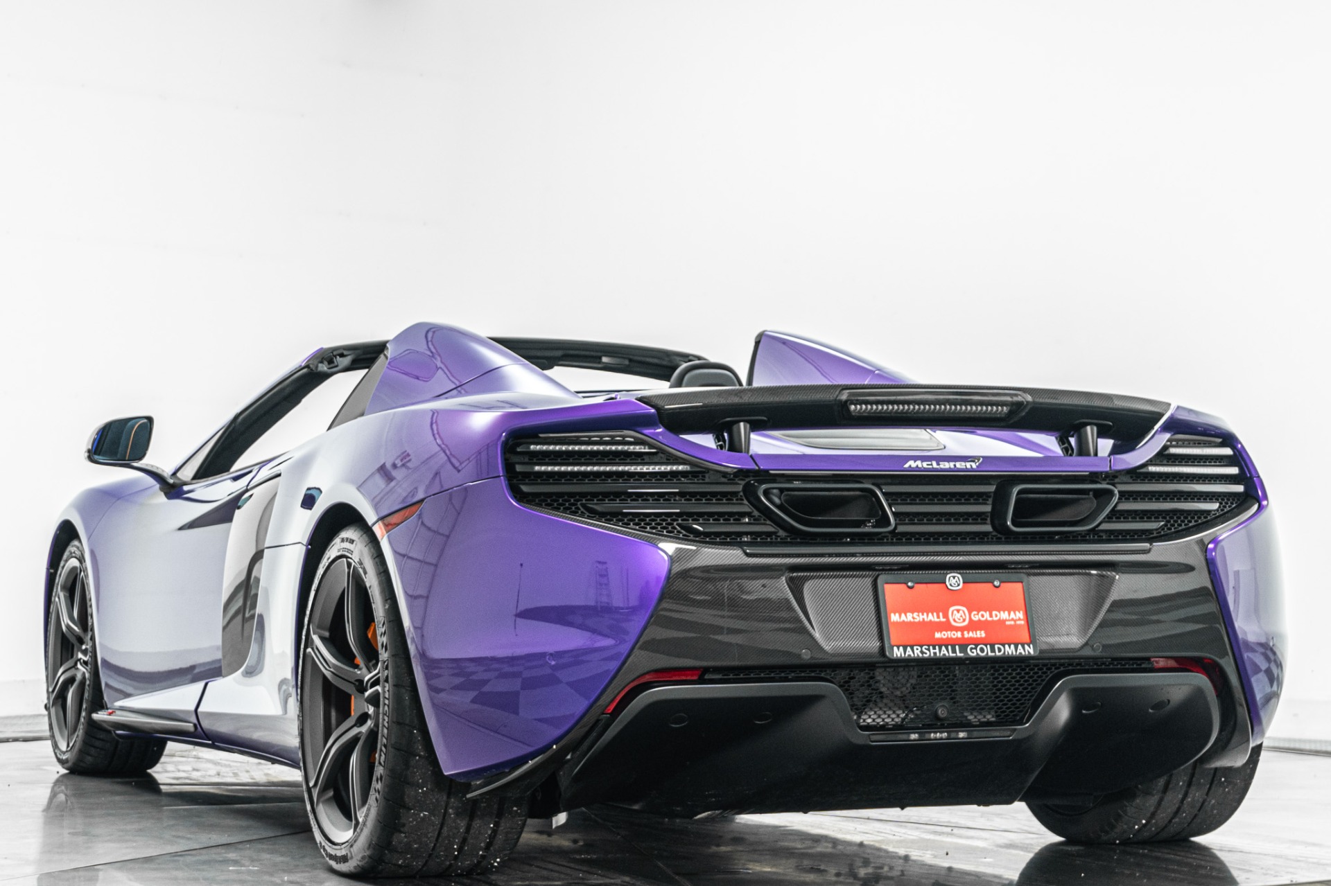 McLaren 650S Spyder -Full Purple Pearl Wrap, Extensive Carbon Fiber
