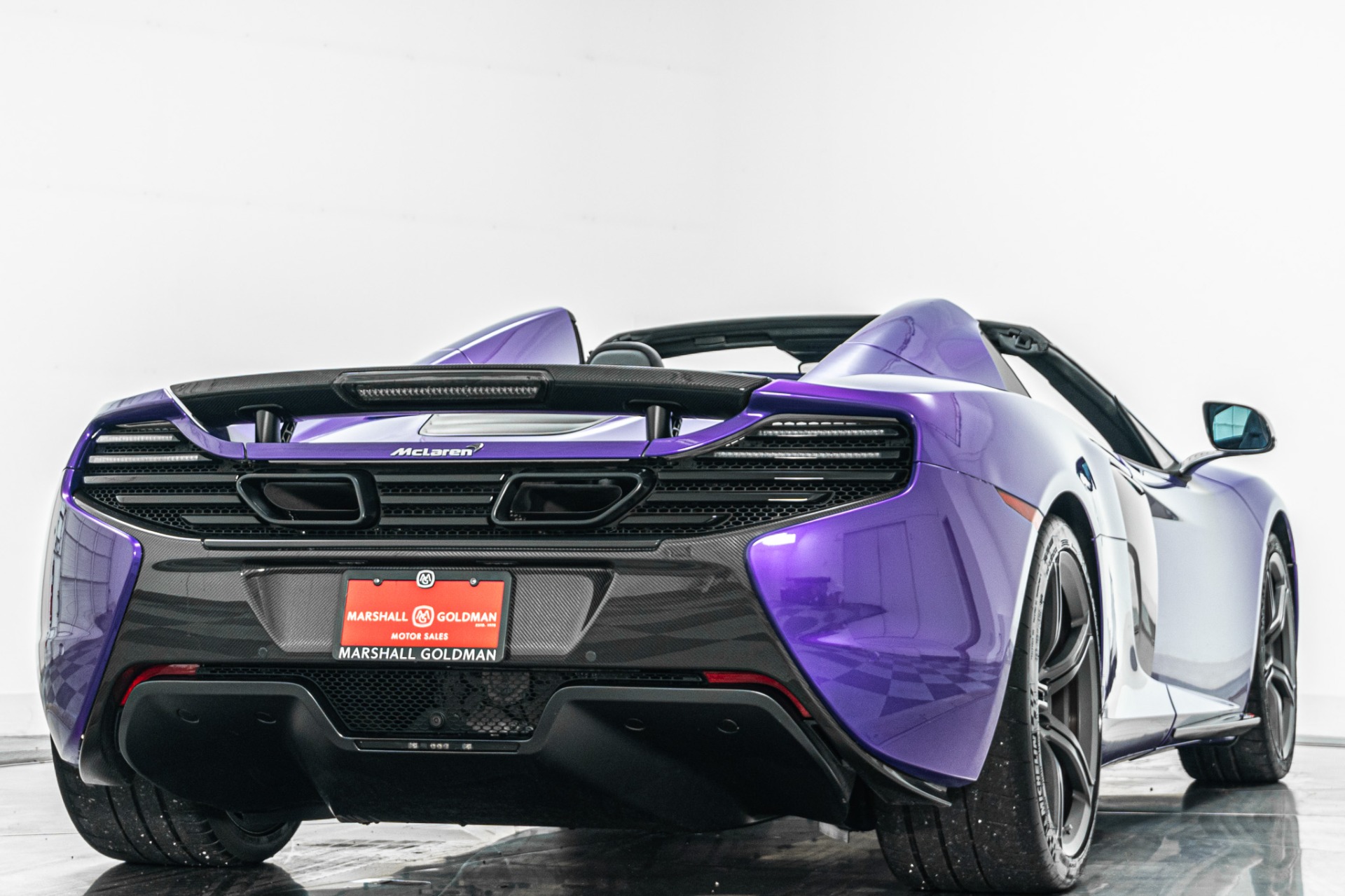 McLaren 650S Spyder -Full Purple Pearl Wrap, Extensive Carbon Fiber