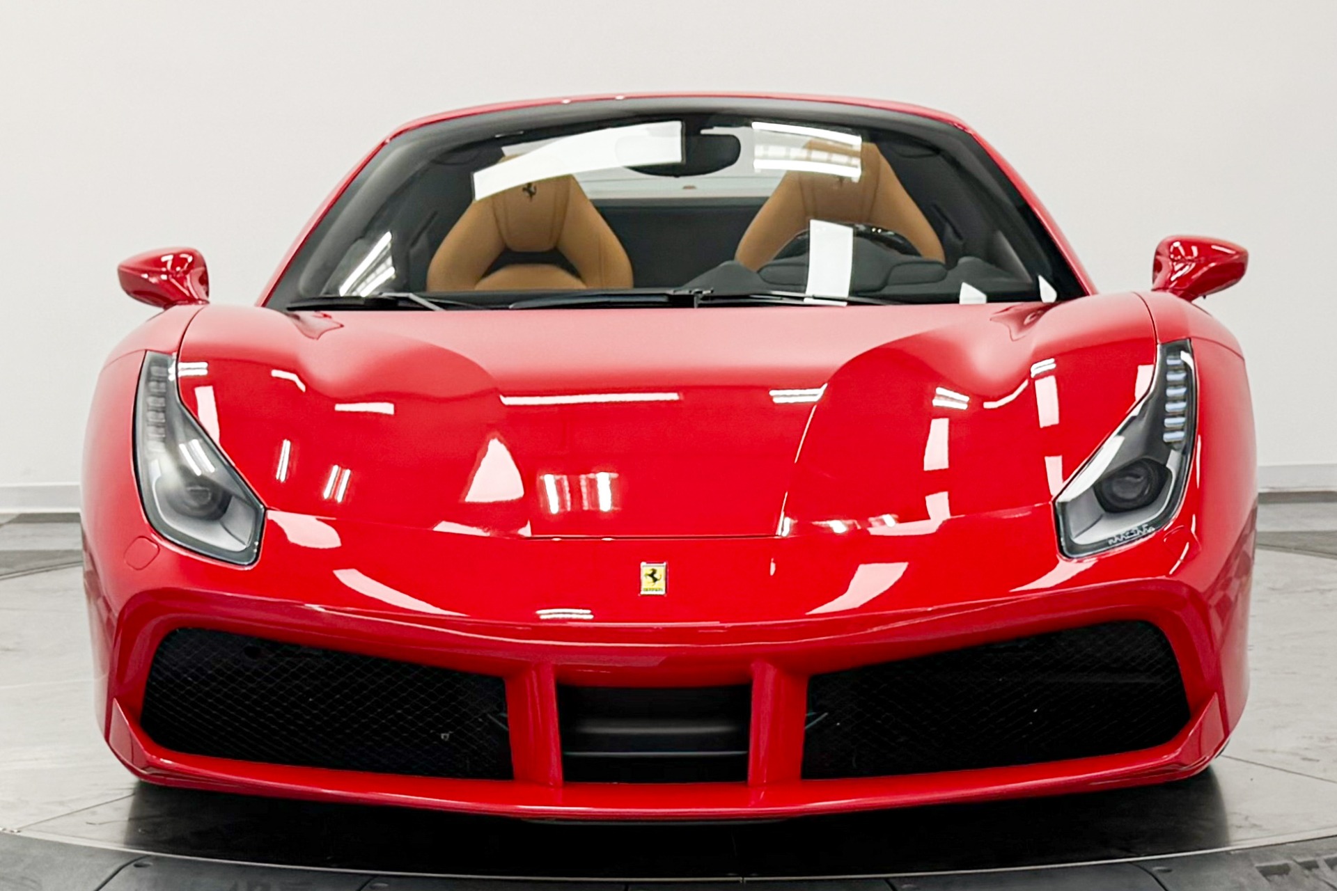 Ferrari 488 Spider -Carbon Fiber Steering Wheel W/LEDs, Daytona Seats