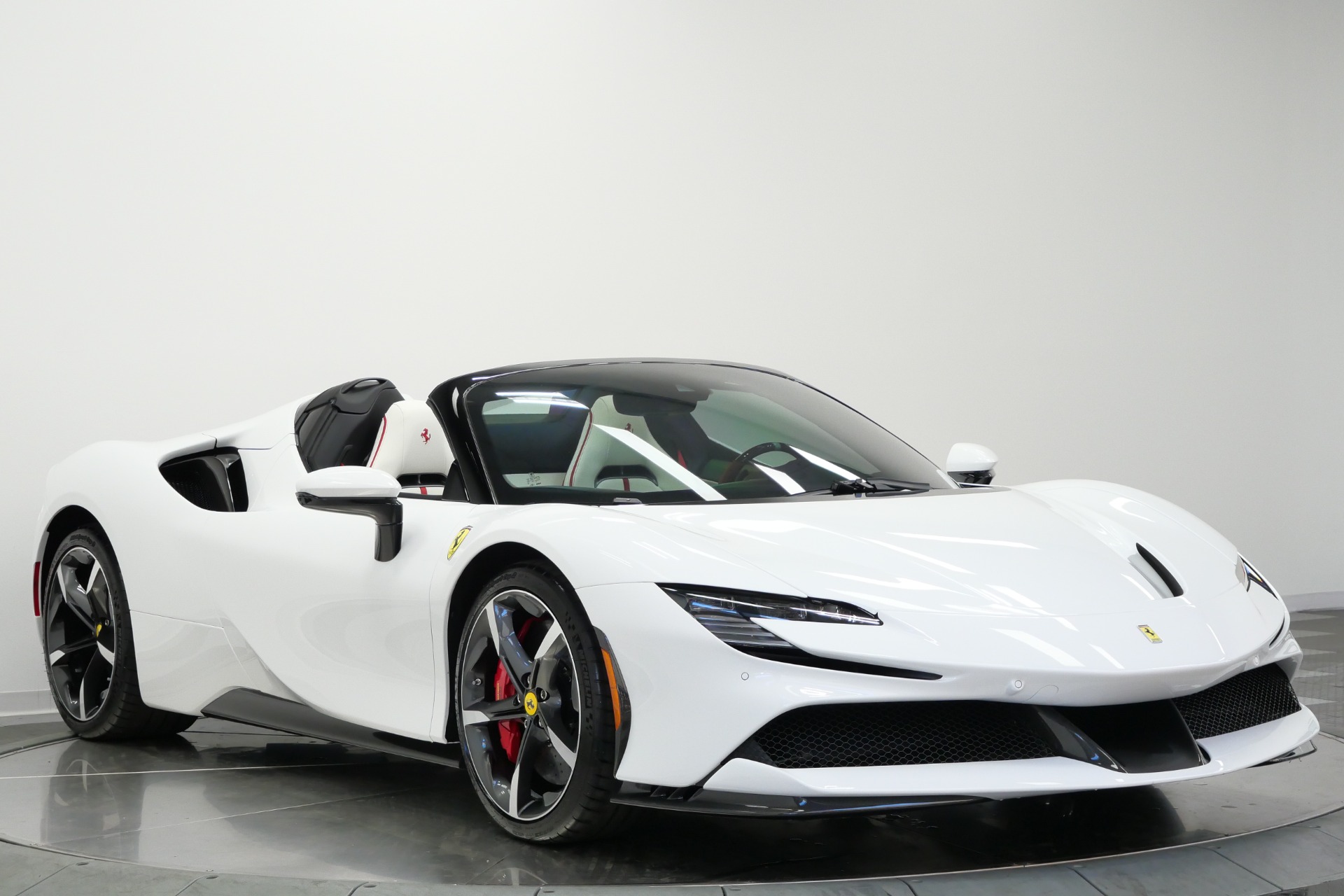 Ferrari SF90 Spider -$718K MSRP, Two-Tone Exterior, Two-Tone Interior, Extensive Carbon