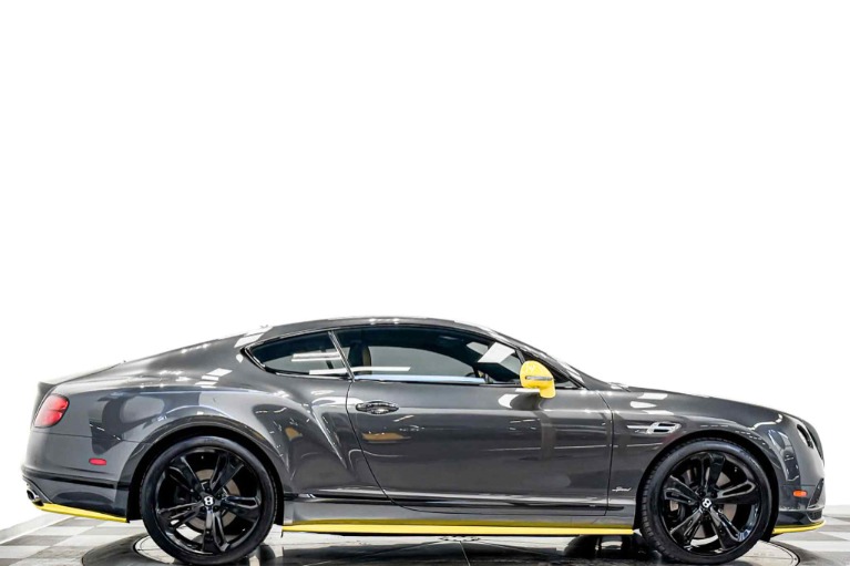 Bentley Continental GT Speed -Black Edition, 636HP W12, Cyber Yellow Trim, Diamond Quilting