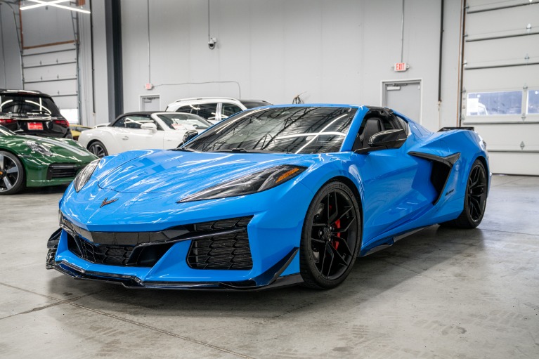 Rapid Blue 2025 Chevrolet Corvette Z06 -1LZ, 670 Horsepower, Matte