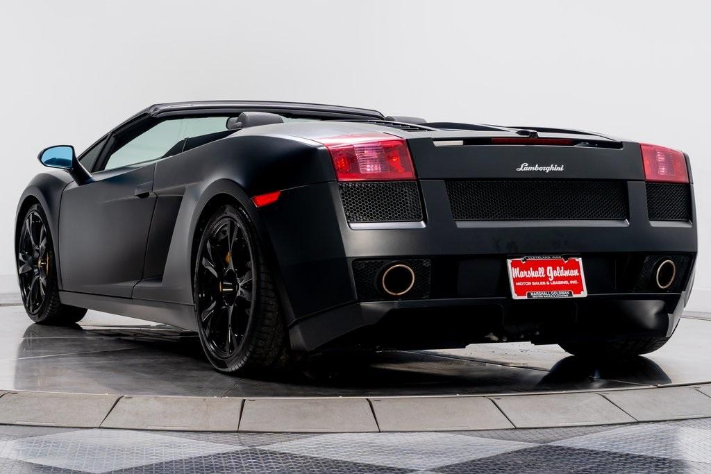 Nero Nemesis 2008 Lamborghini Gallardo Spyder For Sale - Stock